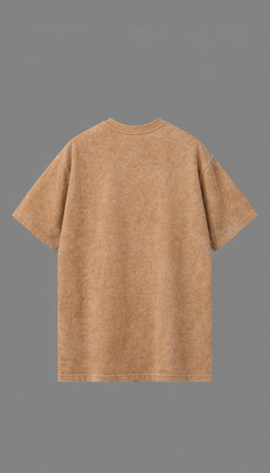 Washed Beige Oversized T-shirt