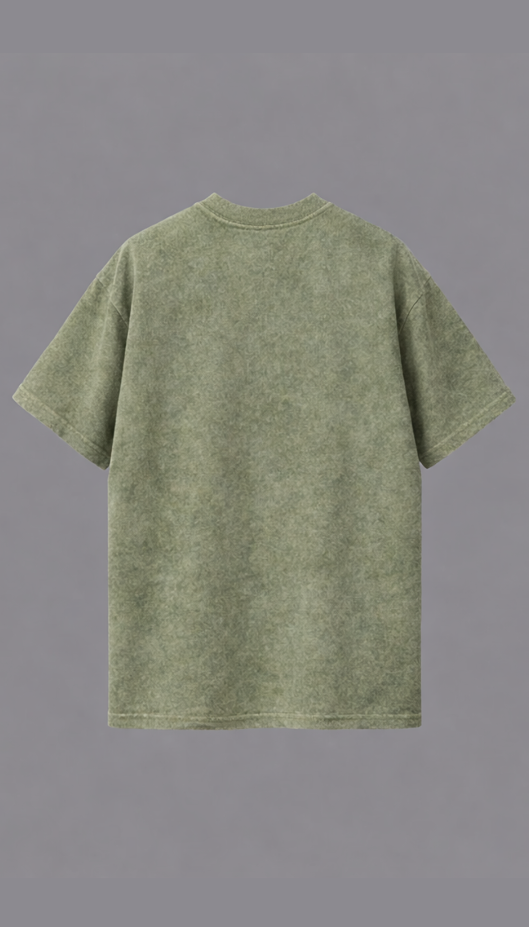 Washed Vintage Green Oversized T-shirt