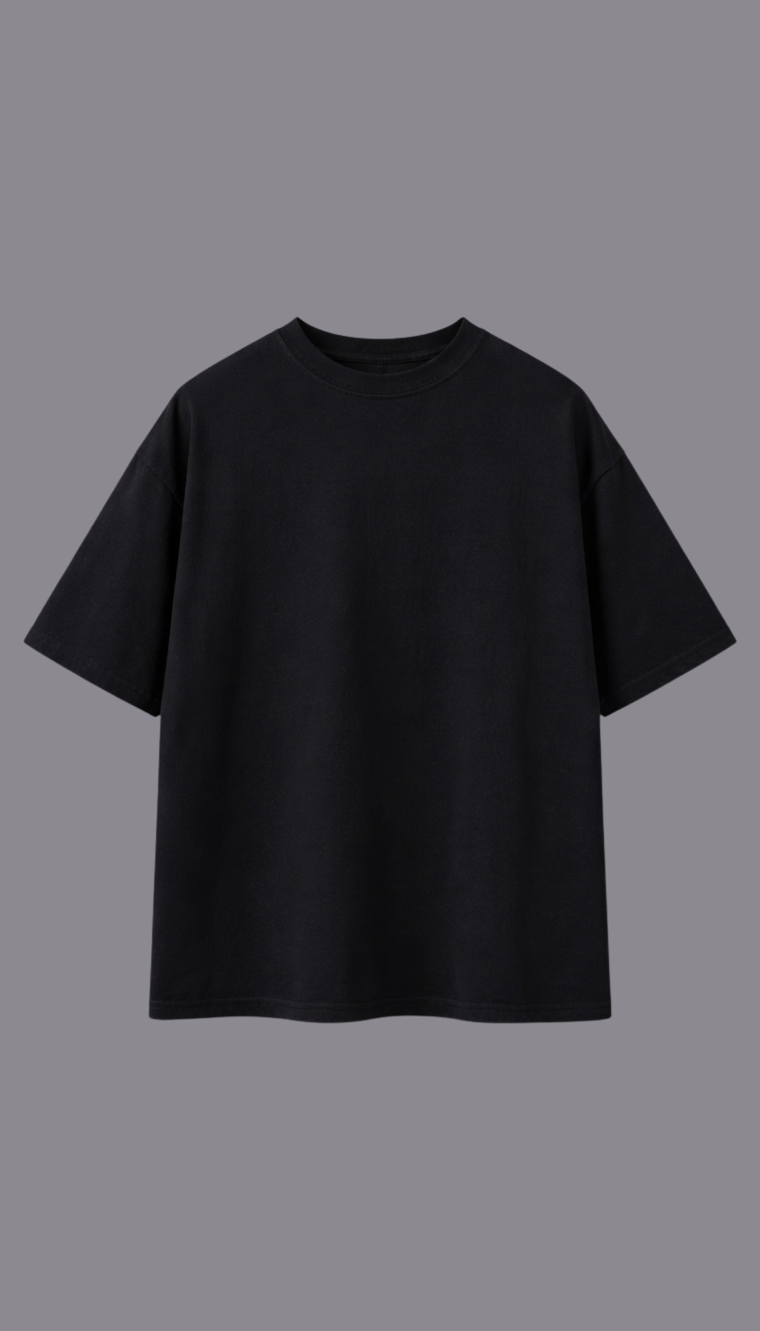 Plain Black Oversized T-shirt